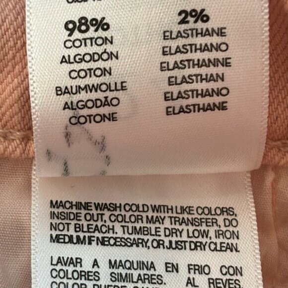 MOTHER The Insider Hover High Rise Straight Jeans – Peach Parfait  Size 24 NWT - Picture 4 of 9